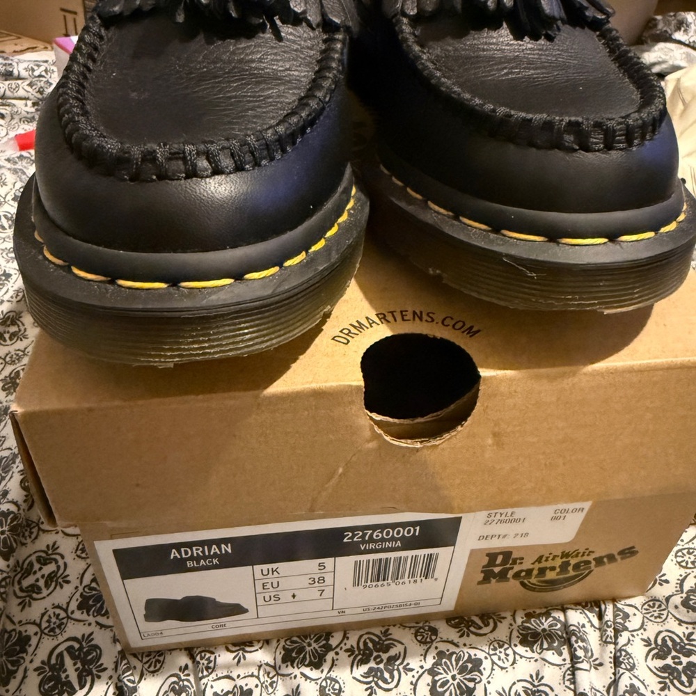 Dr. Martens Black Adrian Loafers